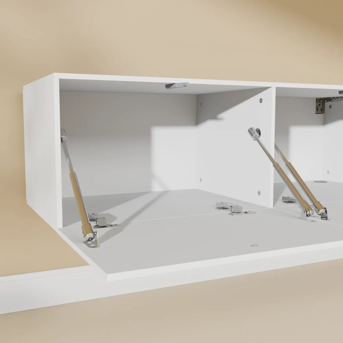 Mora Mobile TV | Sospeso o a terra | 200 cm Bianco