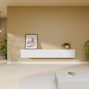 Mora Mobile TV | Sospeso o a terra | 200 cm Bianco