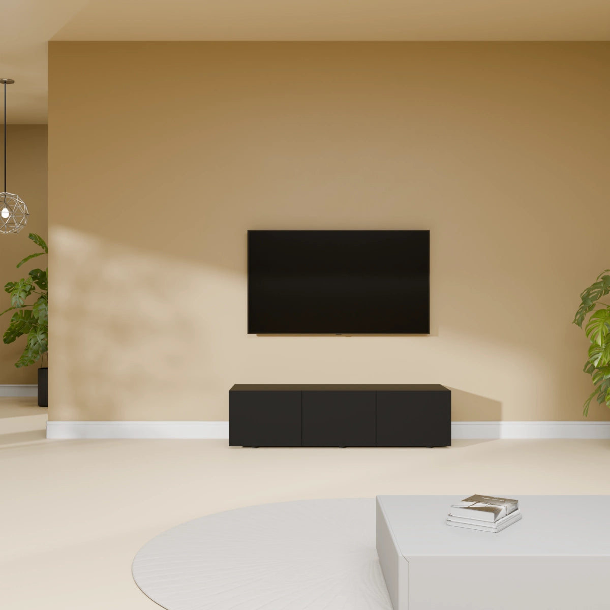 Mora Mobile TV | Sospeso o a terra | 120 cm Nero