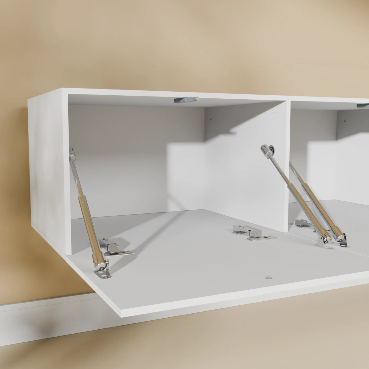 Mora Mobile TV | Sospeso o a terra | 280 cm Bianco